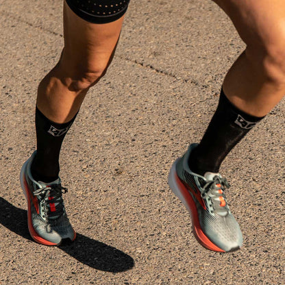Chaussettes UltraLight - Black & Silver Grey