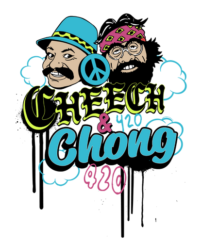 Cheech & Chong 420 Duo Peace Sign T-Shirt