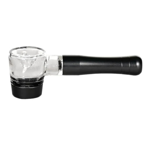 Chromium Crusher  Glass Metal Hand Pipe 1ct - Assorted