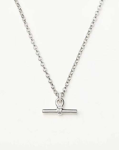 Chunky T-Bar Chain Necklace | Silver Plated Necklaces Missoma