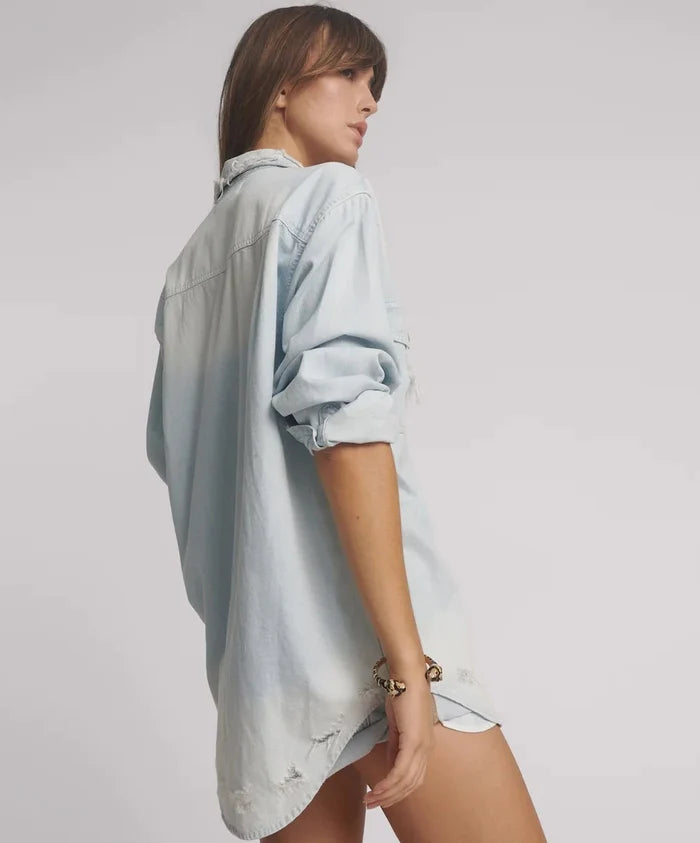 Shirts One Teaspoon Classic Everyday Chambray Denim Shirt Apoella