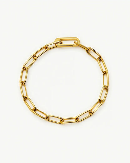 Classic Paperclip Chain Bracelet | 18ct Gold Plated Bracelets Missoma