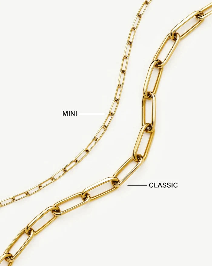 Classic Paperclip Chain Bracelet | 18ct Gold Plated Bracelets Missoma