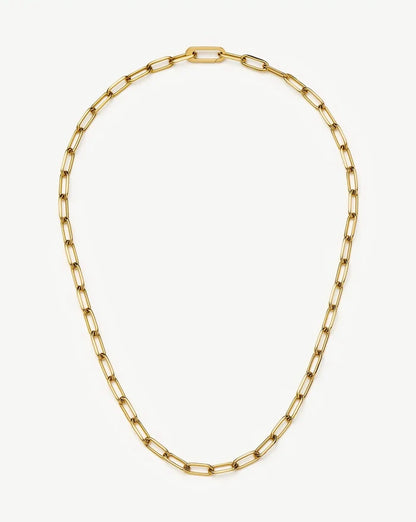 Classic Paperclip Chain Necklace | 18ct Gold Plated Necklaces Missoma