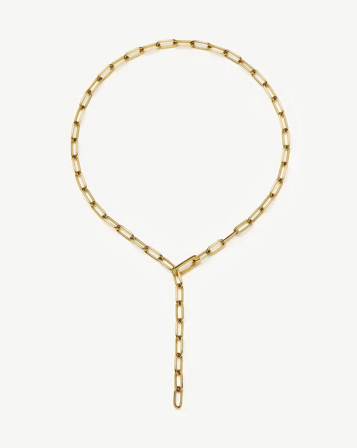 Classic Paperclip Chain Necklace | 18ct Gold Plated Necklaces Missoma