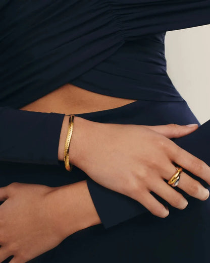 Classic Snake Chain Bracelet | 18ct Gold Plated Bracelets Missoma