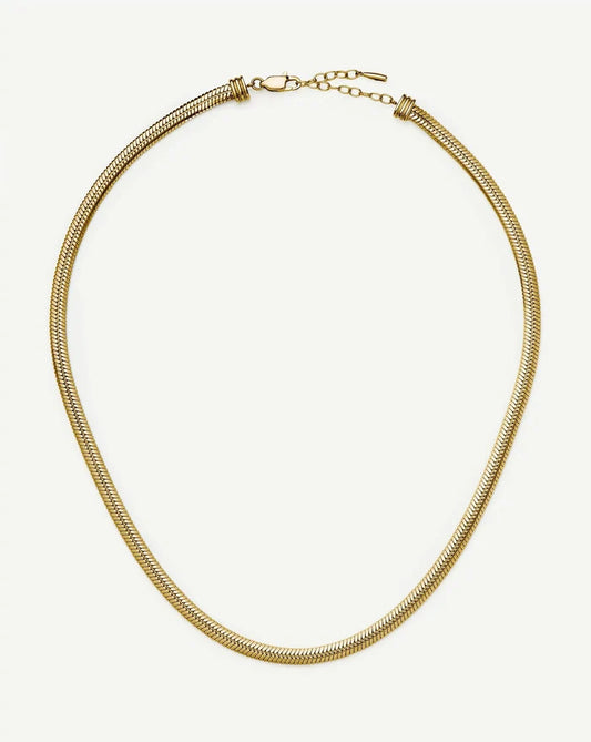 Classic Snake Chain Necklace | 18ct Gold Plated Necklaces Missoma