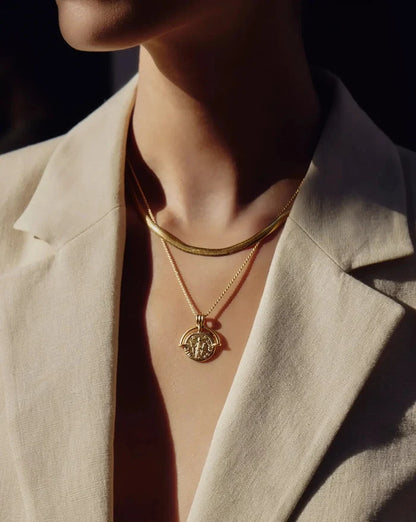 Classic Snake Chain Necklace | 18ct Gold Plated Necklaces Missoma