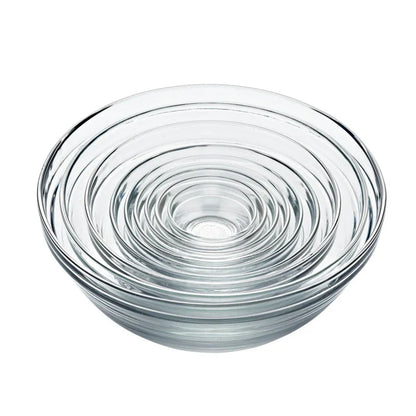 Clear Stackable Bowl Set