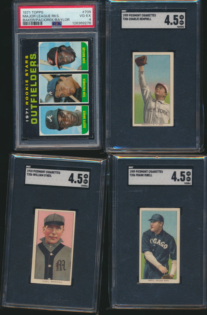 Clearout Mixer (62 spots) Featuring 1926 Babe Ruth + 42 Graded Cards