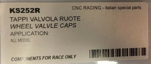 CNC Wheel Valve Caps Ducati Universal #KS252R