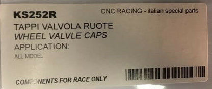 CNC Wheel Valve Caps Ducati Universal #KS252R