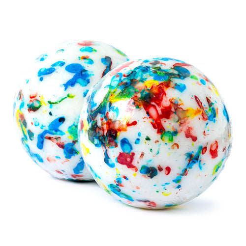 Colossal 3.38 Inch Psychedelic Jawbreaker Hard Candy Wrapped - 6 LB