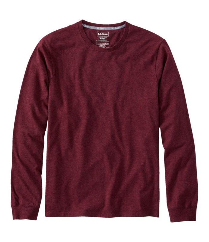 Comfort Stretch Pima Long Sleeve Tee Shirt Men's Regular
