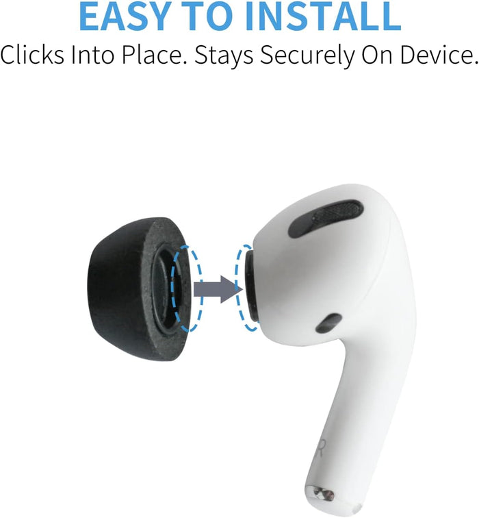 COMPLY Foam Ear Tips for Apple AirPods Pro Generation 1 & 2 Ultimate Comfort Unshakeable Fit Small 3 Pairs