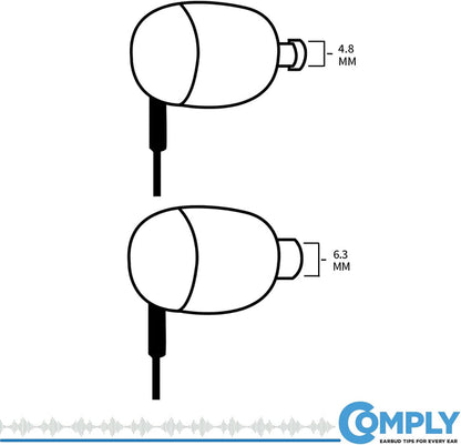 Comply SmartCore Sport Pro Premium Memory Foam Earphone Tips Medium 3 Pairs