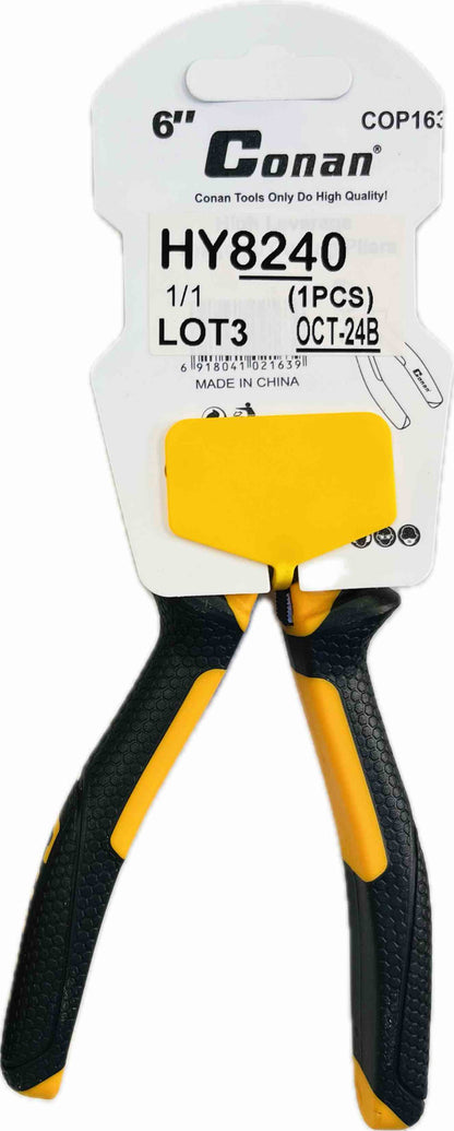 Conan COP163 High Leverage Diagonal Cutting Pliers 6in