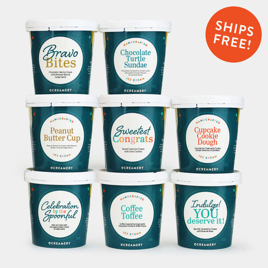 Congratulations 8 pint ice cream gift