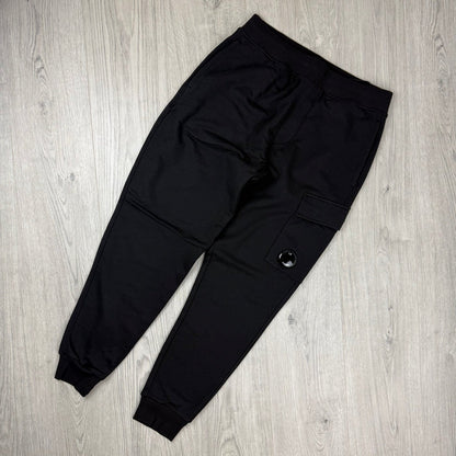 CP Company Raised Fleece Sweatpants - Black