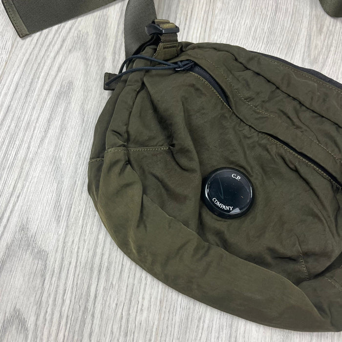 CP Company Zip Chrome Bag - Ivy Green