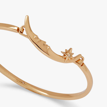 Crescent Moon Tension Bangle
