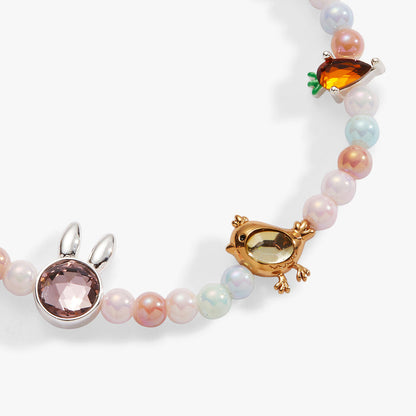 Crystal Bunny Stretch Bracelet