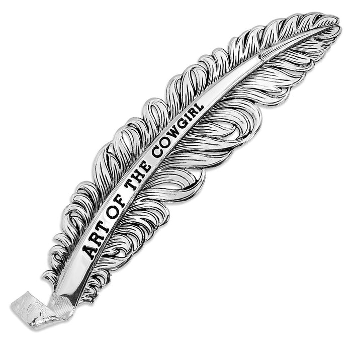 *Custom Engraved* Antiqued Trophy Hat Feather