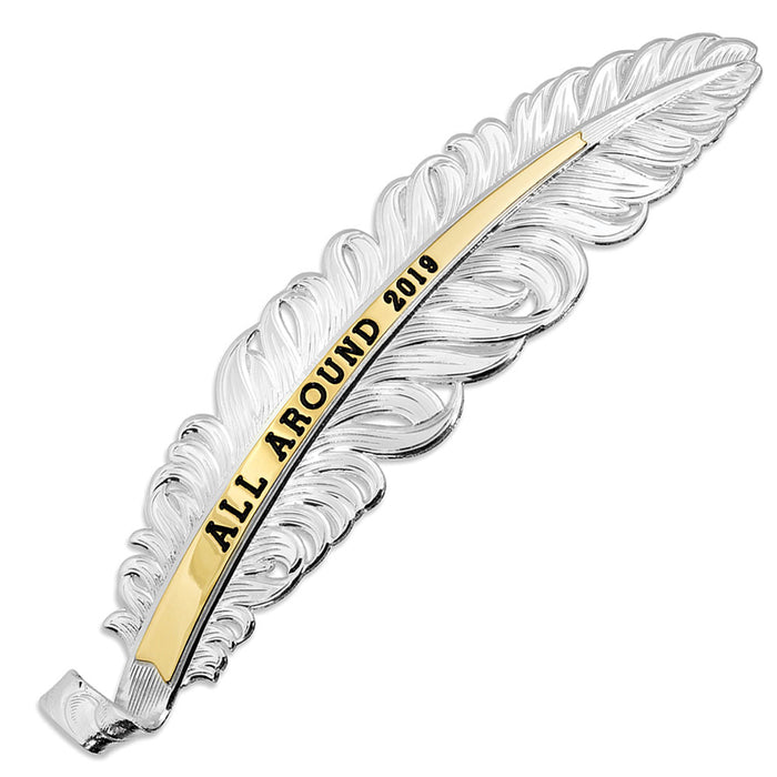 *Custom Engraved* Classic Trophy Hat Feather