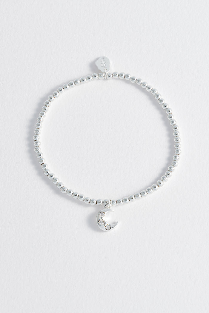 CZ Moon Bracelet