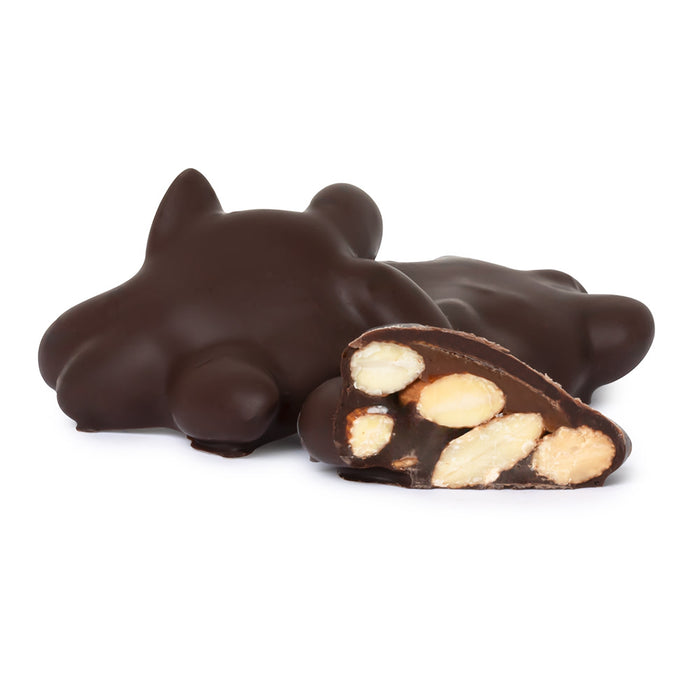 Dark Chocolate Caramel Almond Cluster Candy - 5 LB