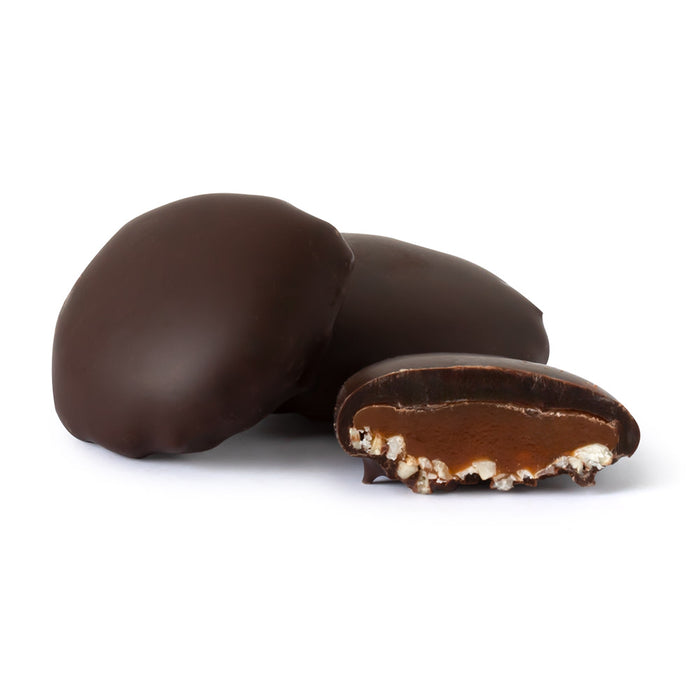 Dark Chocolate Caramel Cashew Cluster Candy - 5 LB
