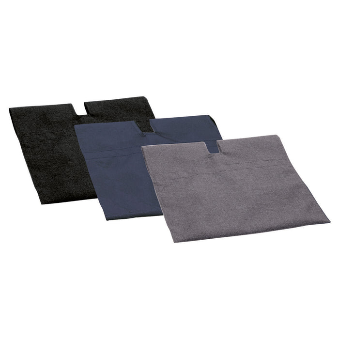 The Diamond Umpire Ball Bag (UMP-BALL BAG) by Diamond is a rectangular black bag featuring a notch at the top center and handy belt loops, with no visible logo on the exterior.