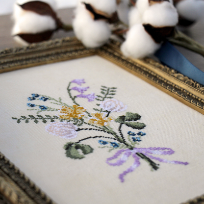 Diana Bloom Designs - Morning Walk Bouquet - Chart IH and/or Roxy Floss