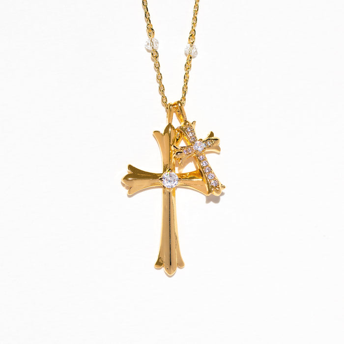 Double Crossed Necklace