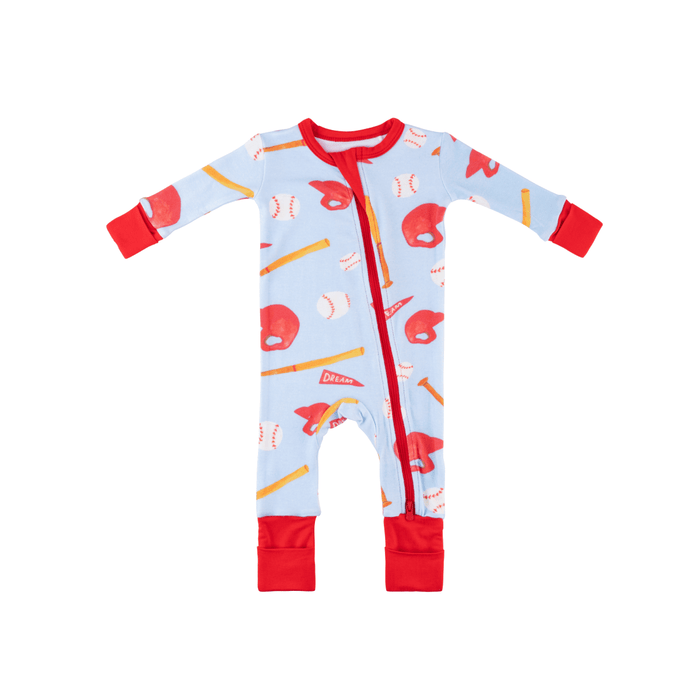 Dreamland Baby | Baseball Baby Bamboo Pajamas