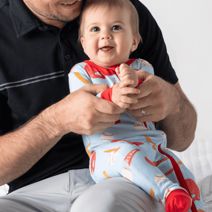 Dreamland Baby | Baseball Baby Bamboo Pajamas