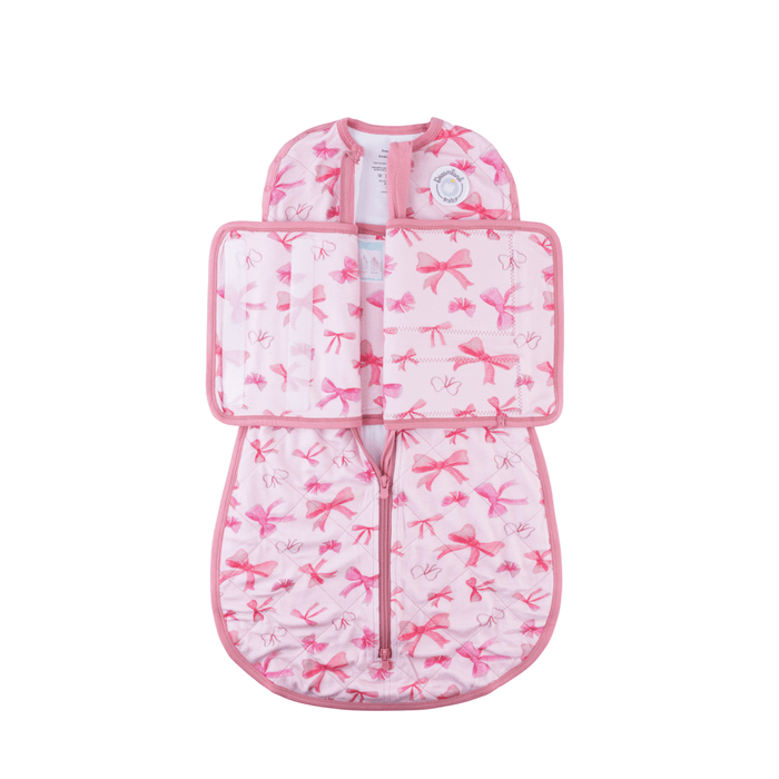 Dreamland Baby | Pink Bows Bamboo Classic Swaddle