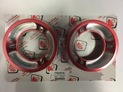 DUCABIKE for Ducati Diavel Bottom Exhaust Red FSD01A