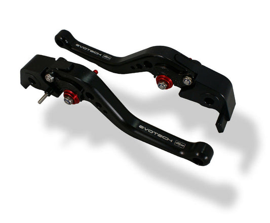 Ducati 15-17 Multistrada 1200 Short Clutch & Brake Lever Set Evotech PRN2407-002409