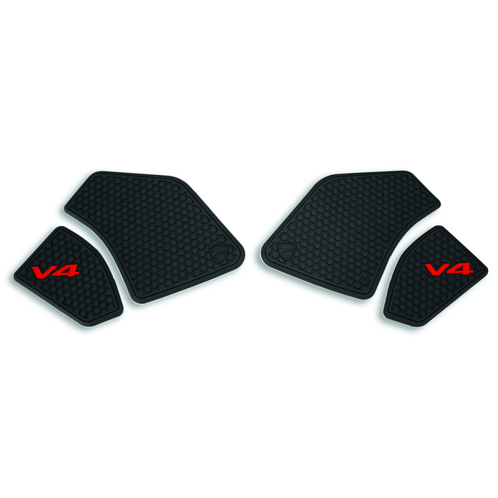 Ducati Anti-Slip Side Tank Grips For V4 &  Streetfighter V4 97480211AB Black NEW