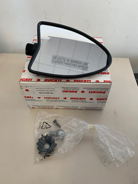 Ducati Hypermotard 1100, 796 Right Hand Mirror 52310301A new old stock DUCATI ORIGINAL;
