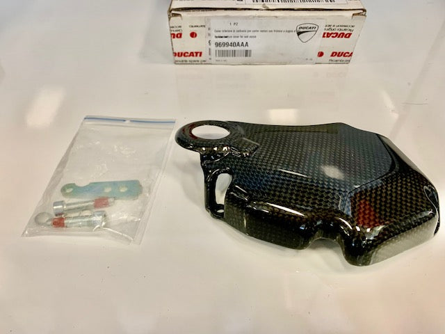 Ducati Performance OEM Carbon Bottom Cover for Wet Clutch Crankcases 969940AAA
