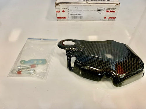 Ducati Performance OEM Carbon Bottom Cover for Wet Clutch Crankcases 969940AAA