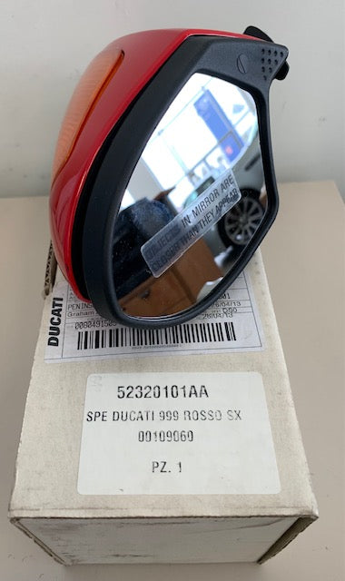 Ducati Superbike 749 999 Left Mirror Red 52320101AA