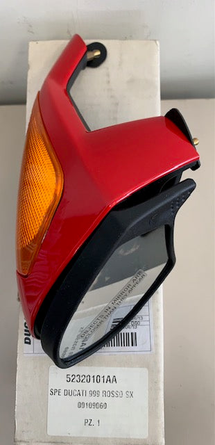 Ducati Superbike 749 999 Left Mirror Red 52320101AA