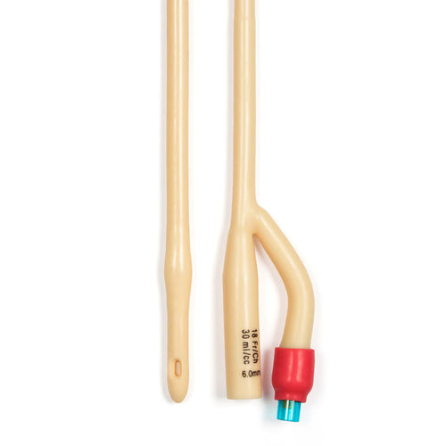Dynarex 4958 Foley Catheter, Case of 10