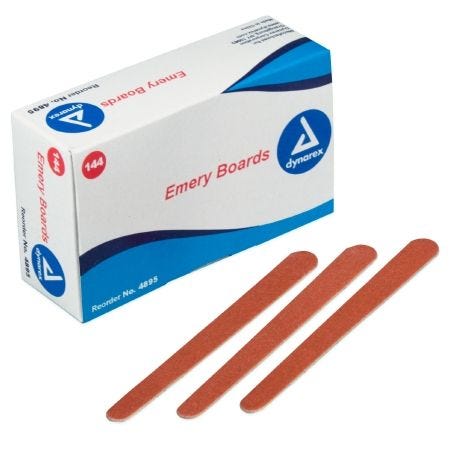 Dynarex Emery Board Terra Cotta 4-1/2 Inch Box of 144 69416983