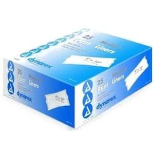 Dynarex Incontinence Pant Liner: 25 Count, 4" x 11", 21 gram 61573624