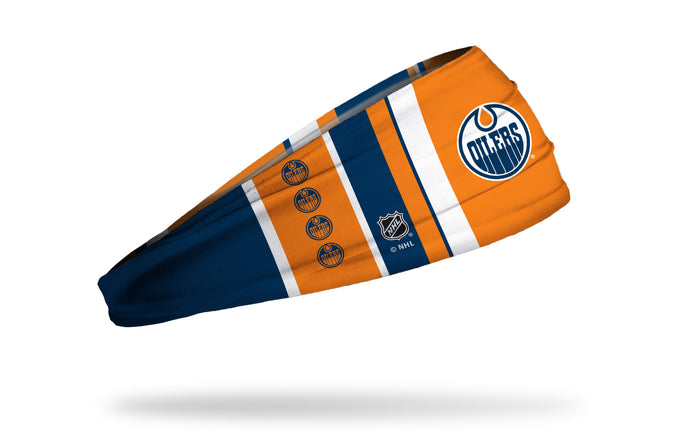 Edmonton Oilers: Bar Down Big Bang Lite Headband - View 2