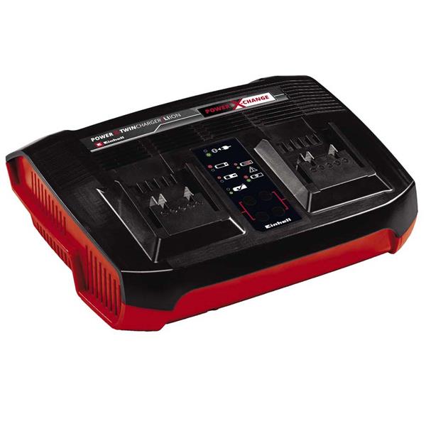 Einhell Power X-Change 2 x 18V 4Ah Batteries & Twin Charger Kit